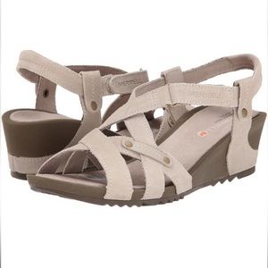 Merrell Revalli Cross Sandal Leather Simple Taupe